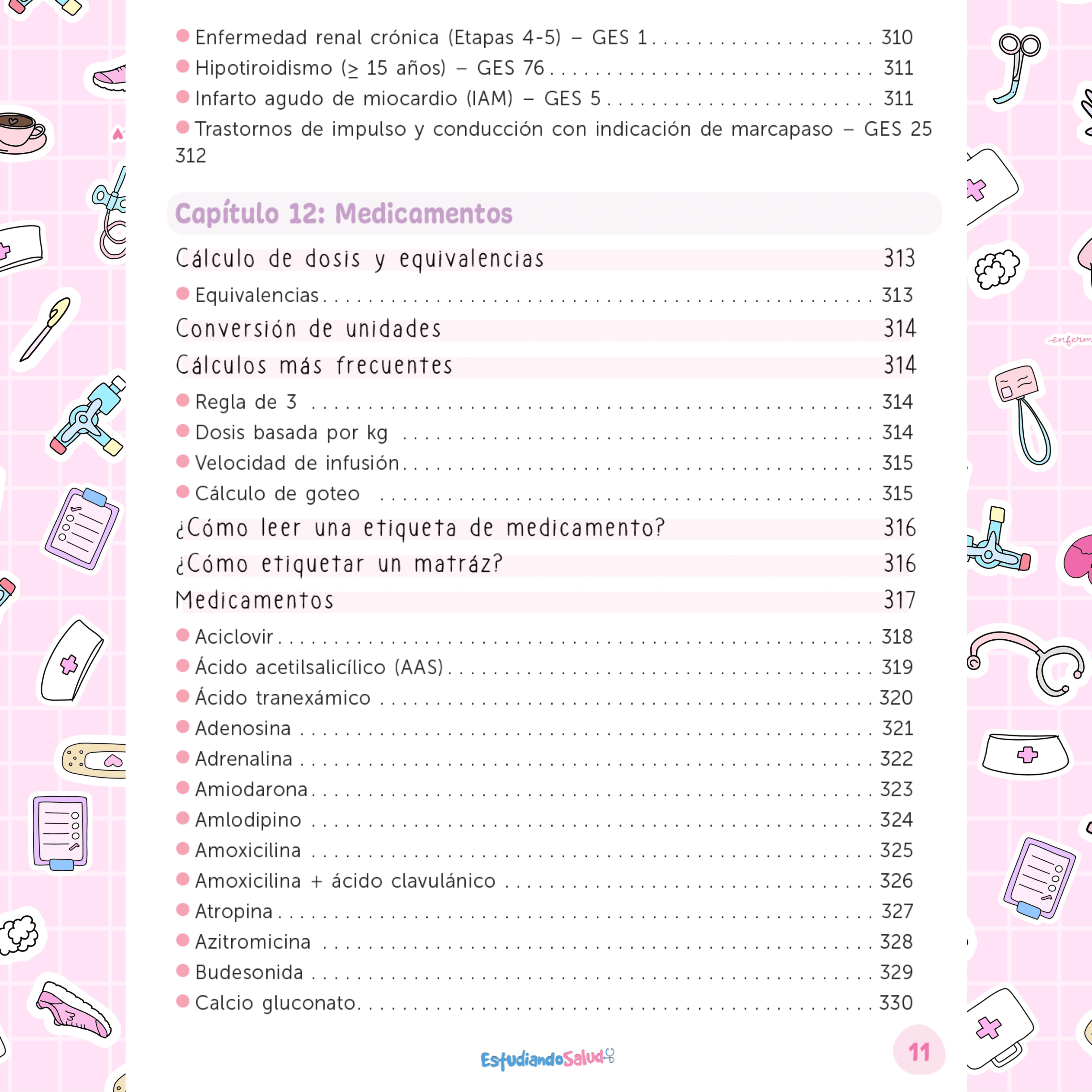 Libreta Prácticas Clínicas — libreta de bolsillo para estudiantes de enfermería | Enfermera Rosada (10)
