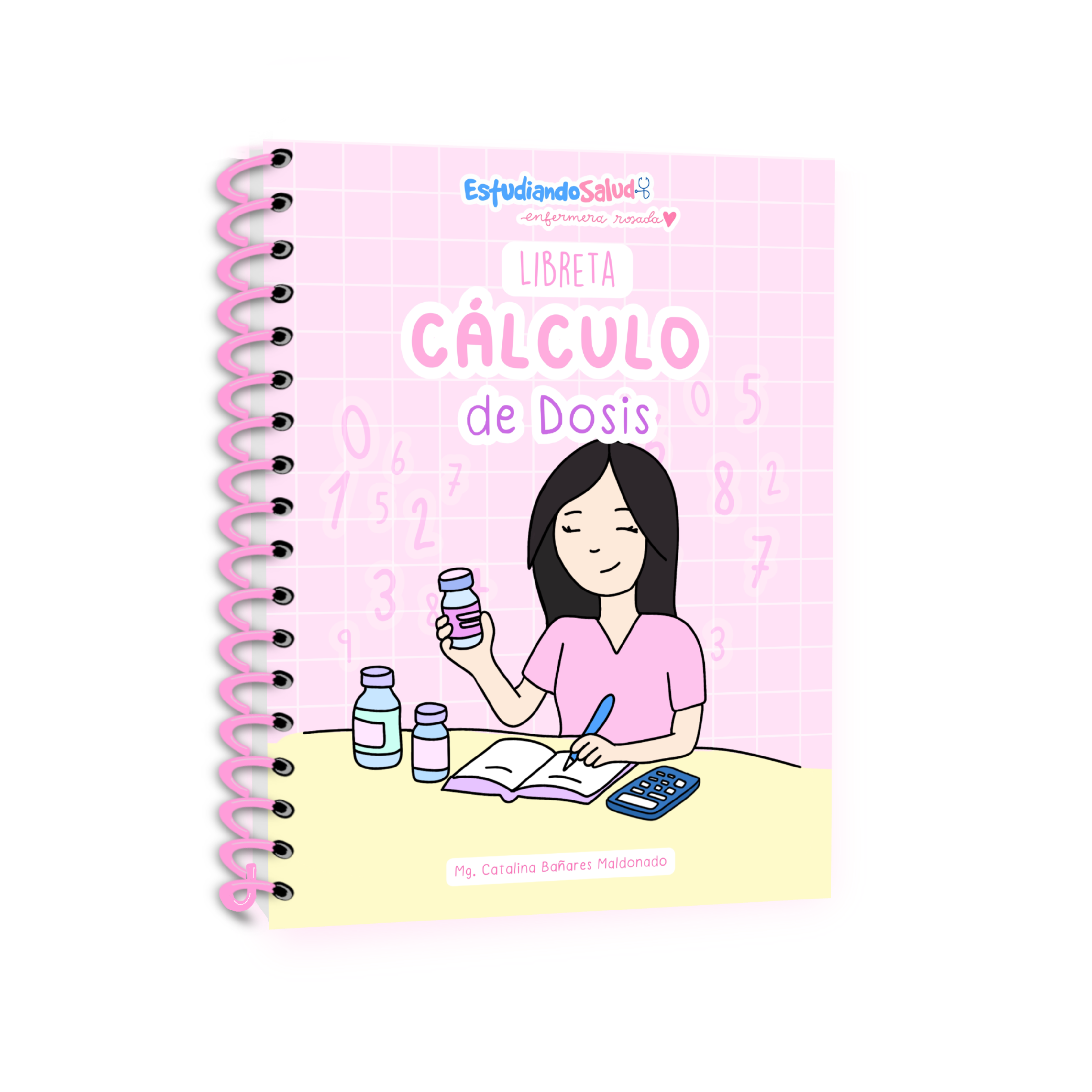 Libreta Cálculo de Dosis — libreta de bolsillo para estudiantes de enfermería | Enfermera Rosada (1)