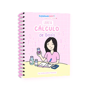Libreta Cálculo de Dosis — libreta de bolsillo para estudiantes de enfermería | Enfermera Rosada