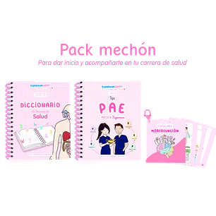 Pack Mechón — libreta de bolsillo para estudiantes de enfermería | Enfermera Rosada
