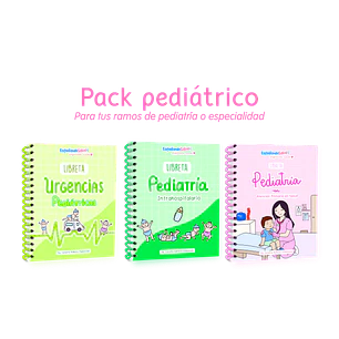 Pack Pediátrico — libreta de bolsillo para estudiantes de enfermería | Enfermera Rosada