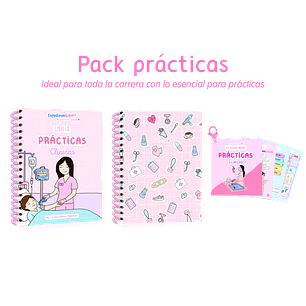 Pack Prácticas Clínicas — libreta de bolsillo para estudiantes de enfermería | Enfermera Rosada