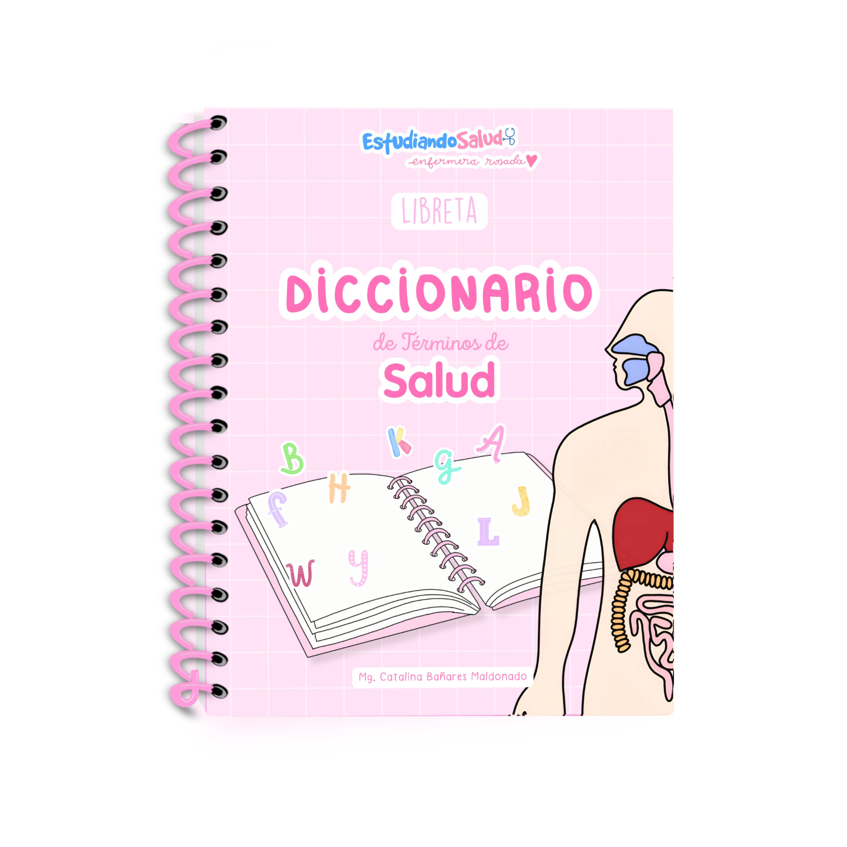 Libreta Diccionario en Salud — libreta de bolsillo para estudiantes de enfermería | Enfermera Rosada (1)