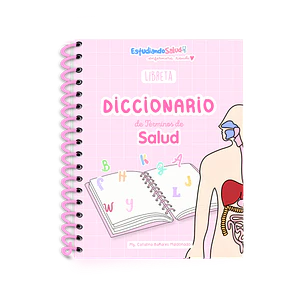 Libreta Diccionario en Salud — libreta de bolsillo para estudiantes de enfermería | Enfermera Rosada