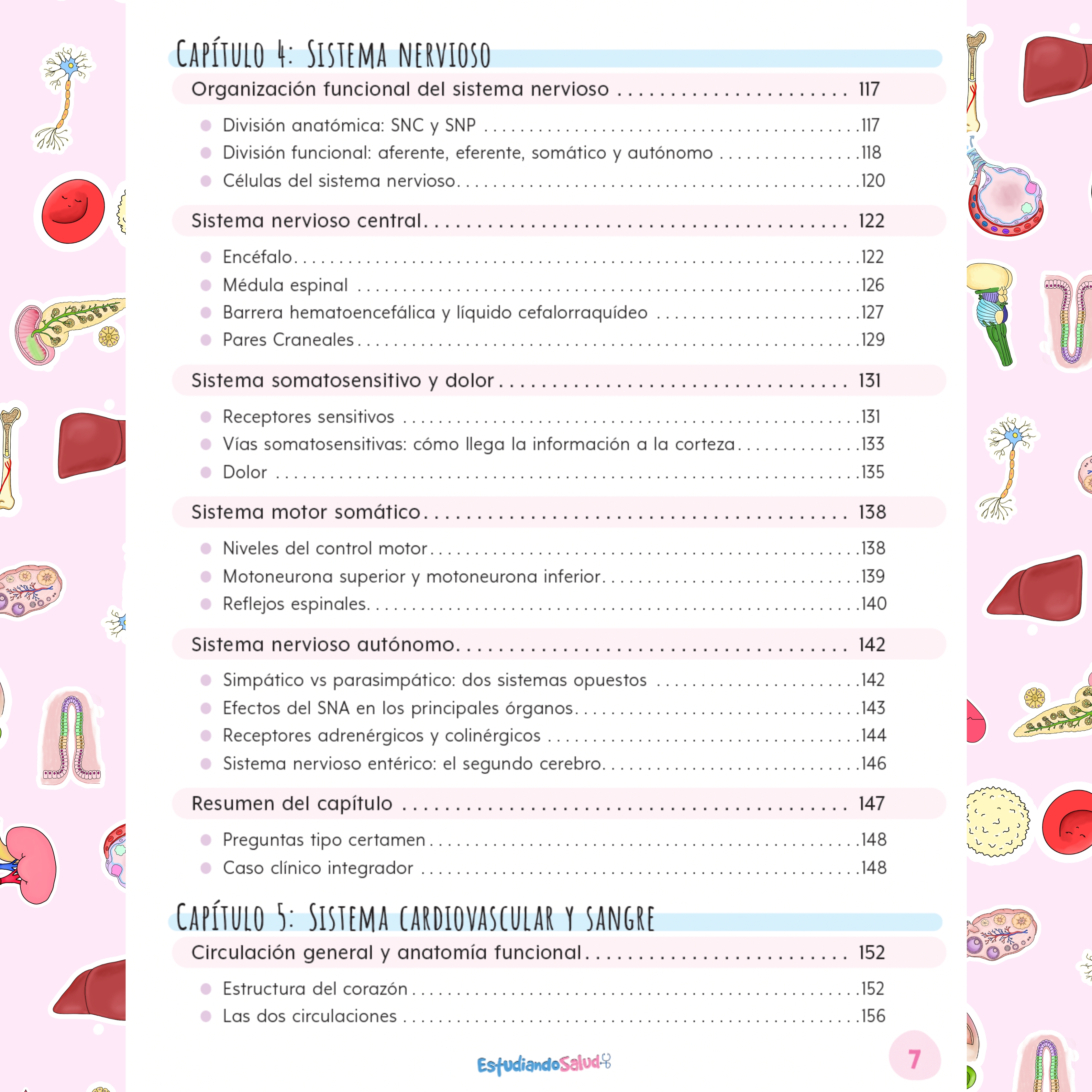 Libreta Fisiología — libreta de bolsillo para estudiantes de enfermería | Enfermera Rosada (6)