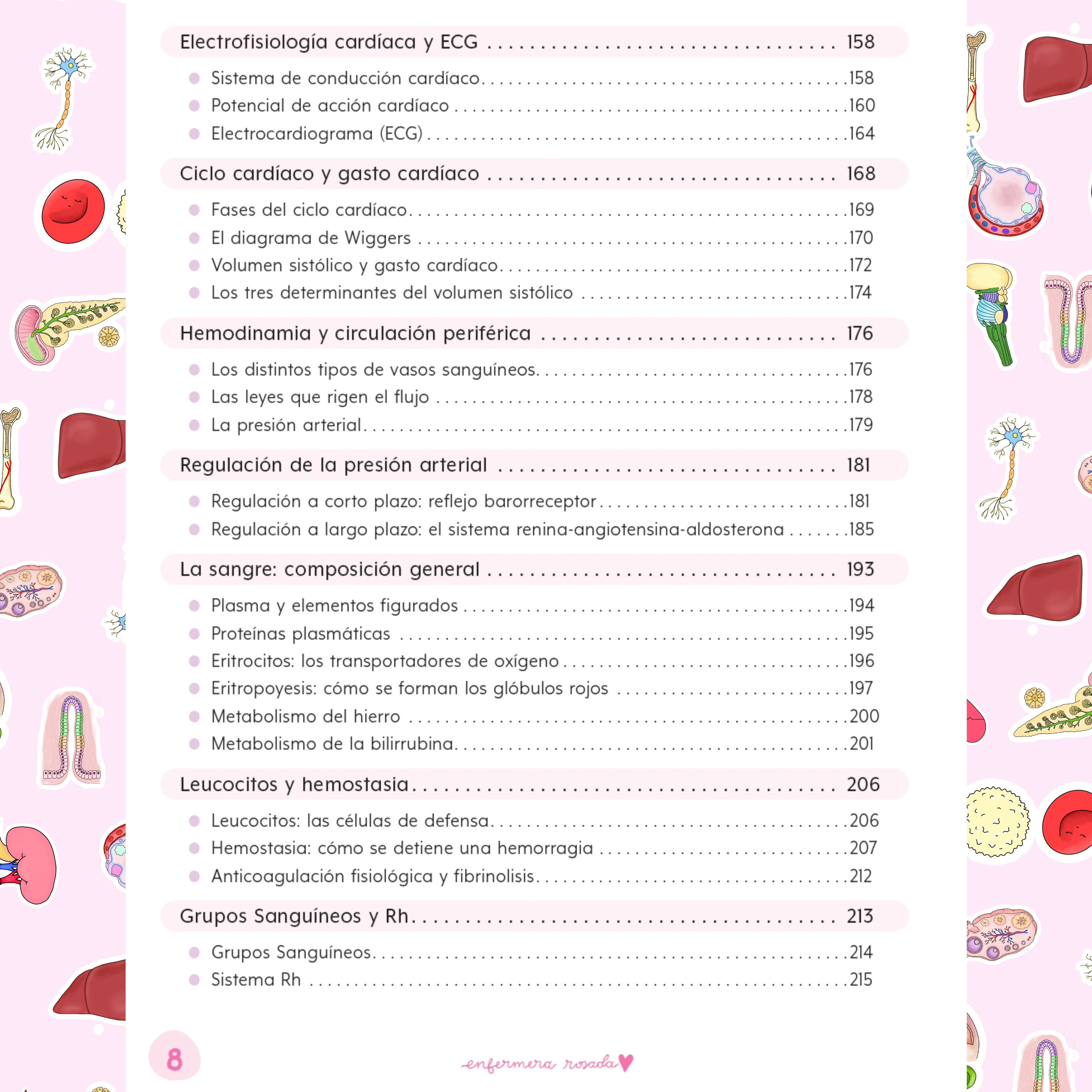 Libreta Fisiología — libreta de bolsillo para estudiantes de enfermería | Enfermera Rosada (7)