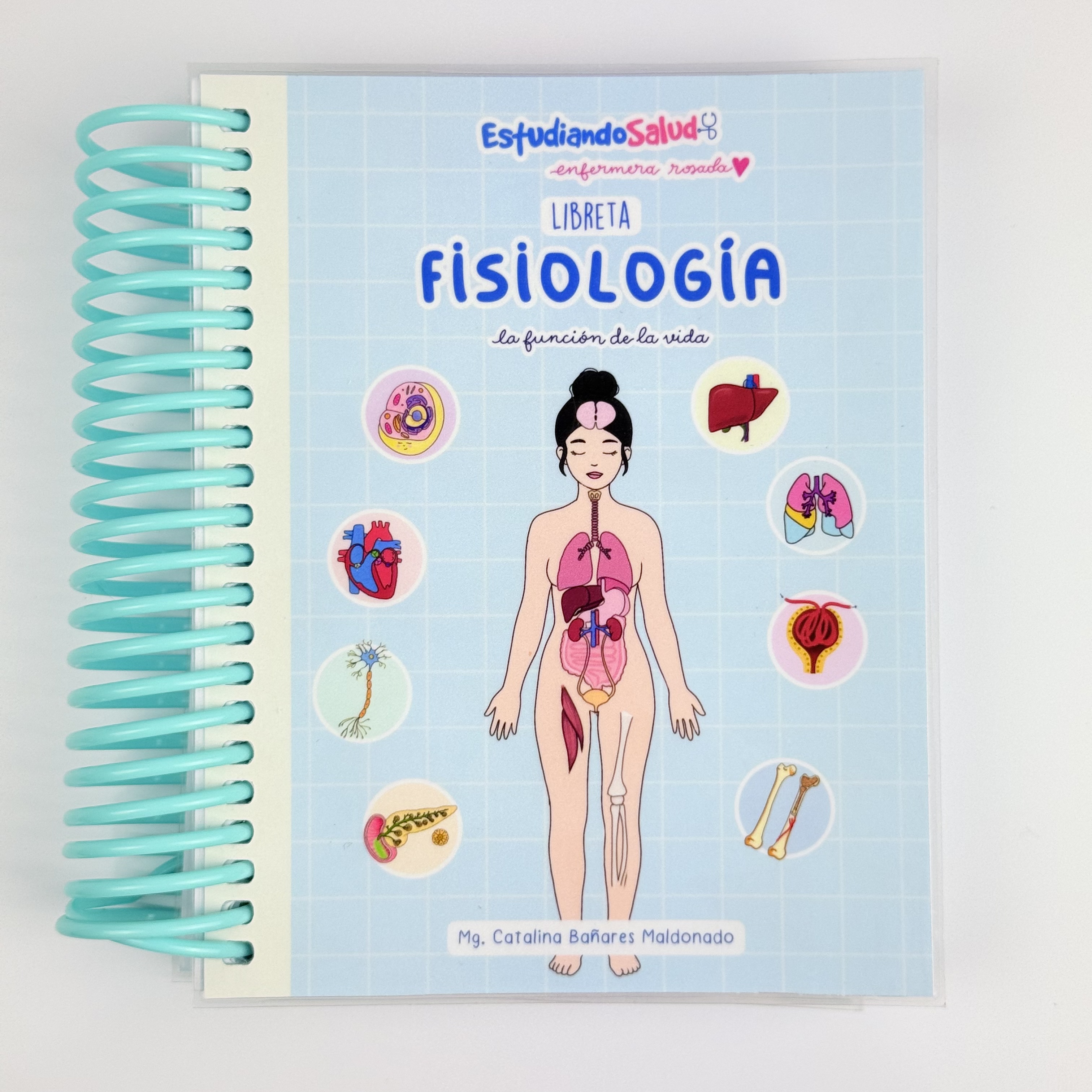 Libreta Fisiología — libreta de bolsillo para estudiantes de enfermería | Enfermera Rosada (2)