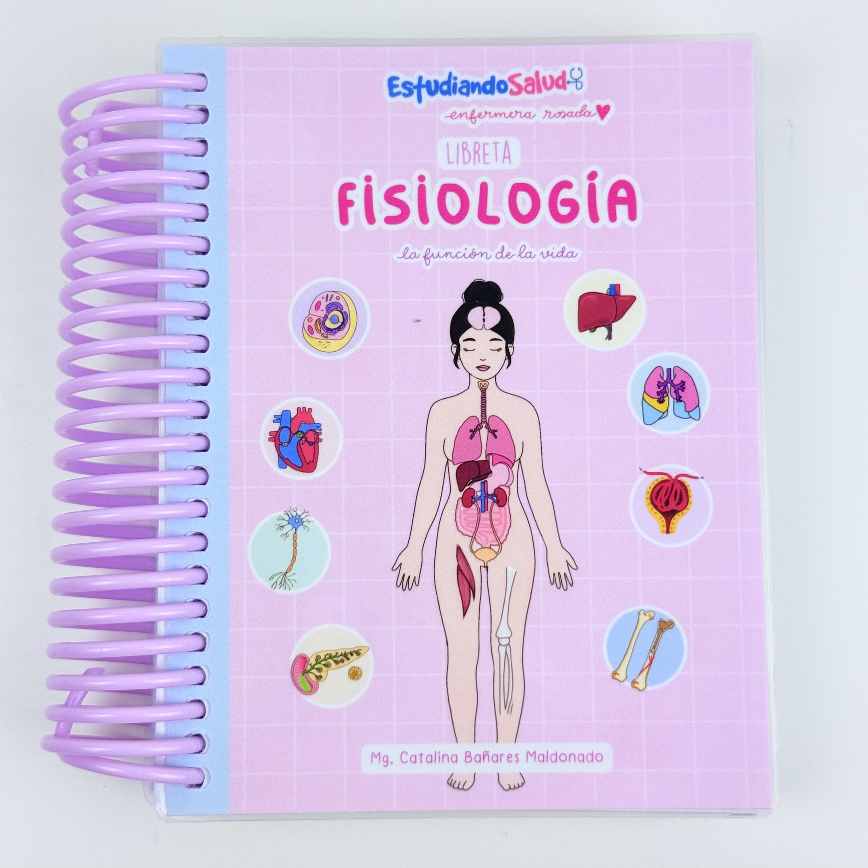 Libreta Fisiología — libreta de bolsillo para estudiantes de enfermería | Enfermera Rosada (1)