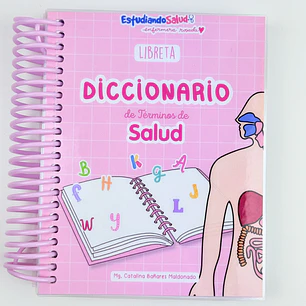 Libreta Diccionario en Salud — libreta de bolsillo para estudiantes de enfermería | Enfermera Rosada