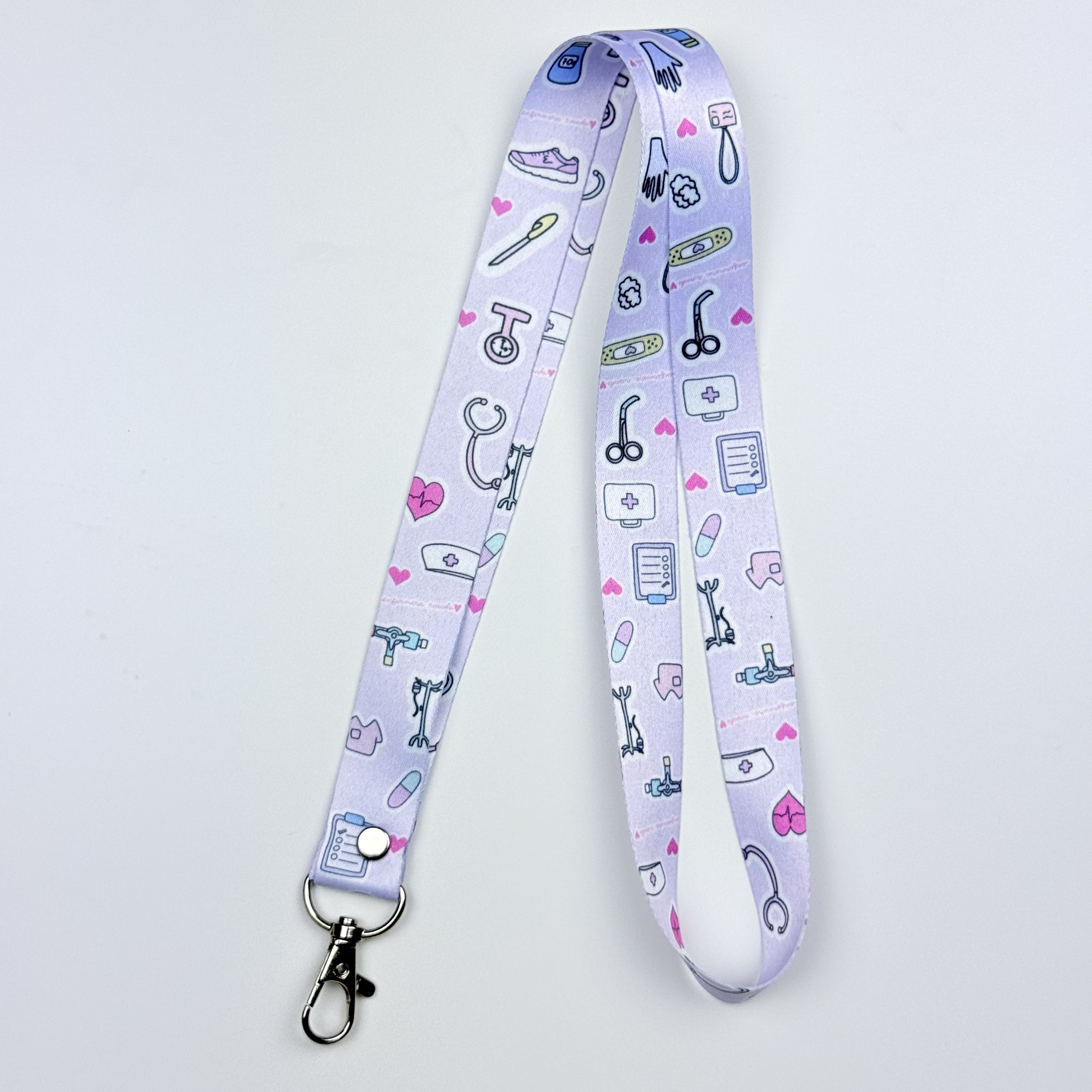 Lanyard Portacredencial — libreta de bolsillo para estudiantes de enfermería | Enfermera Rosada (7)