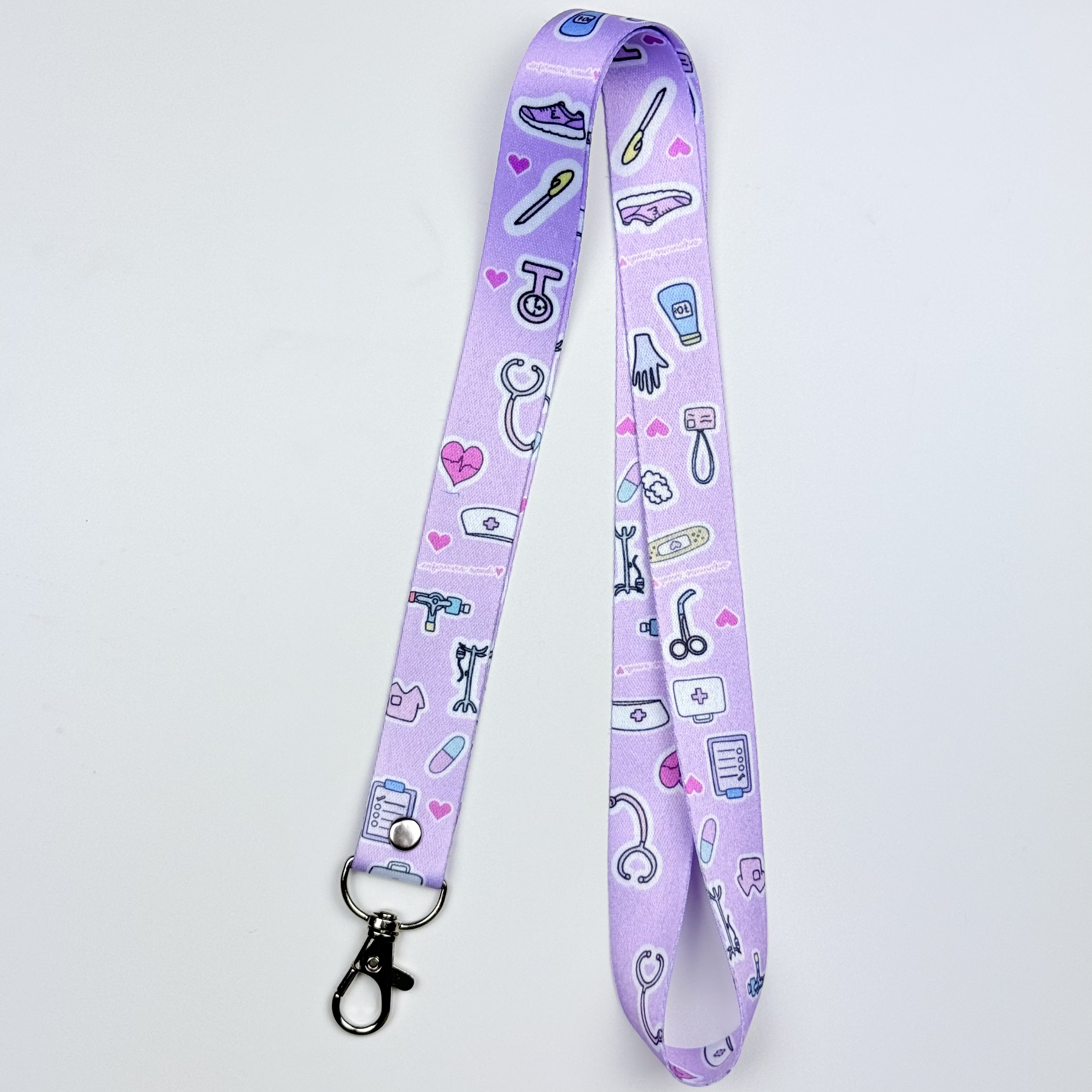 Lanyard Portacredencial — libreta de bolsillo para estudiantes de enfermería | Enfermera Rosada (6)