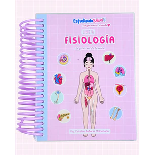 Libreta Fisiología — libreta de bolsillo para estudiantes de enfermería | Enfermera Rosada