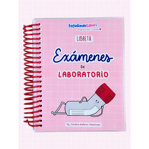 Libreta Exámenes de Laboratorio — libreta de bolsillo para estudiantes de enfermería | Enfermera Rosada