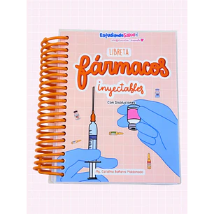 Libreta Fármacos Inyectables y Disoluciones — libreta de bolsillo para estudiantes de enfermería | Enfermera Rosada