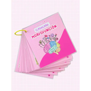 Flashcards Morfofunción — libreta de bolsillo para estudiantes de enfermería | Enfermera Rosada