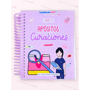 Libreta Apósitos y Curaciones — libreta de bolsillo para estudiantes de enfermería | Enfermera Rosada