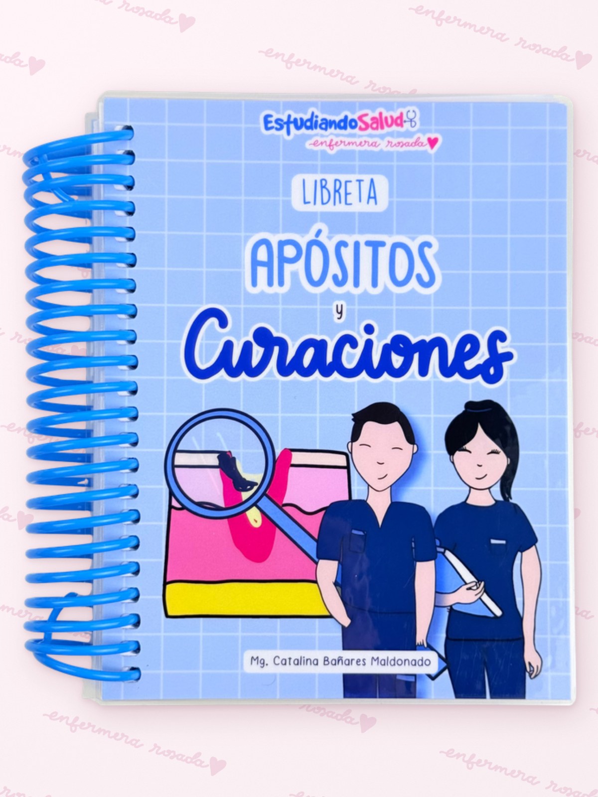 Libreta Apósitos y Curaciones — libreta de bolsillo para estudiantes de enfermería | Enfermera Rosada (2)