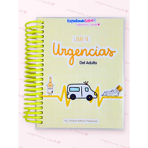Libreta Urgencias del Adulto — libreta de bolsillo para estudiantes de enfermería | Enfermera Rosada
