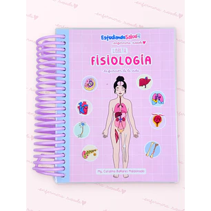 Libreta Fisiología — libreta de bolsillo para estudiantes de enfermería | Enfermera Rosada
