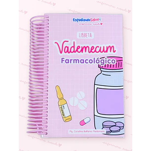 Libreta Vademecum Farmacológico — libreta de bolsillo para estudiantes de enfermería | Enfermera Rosada
