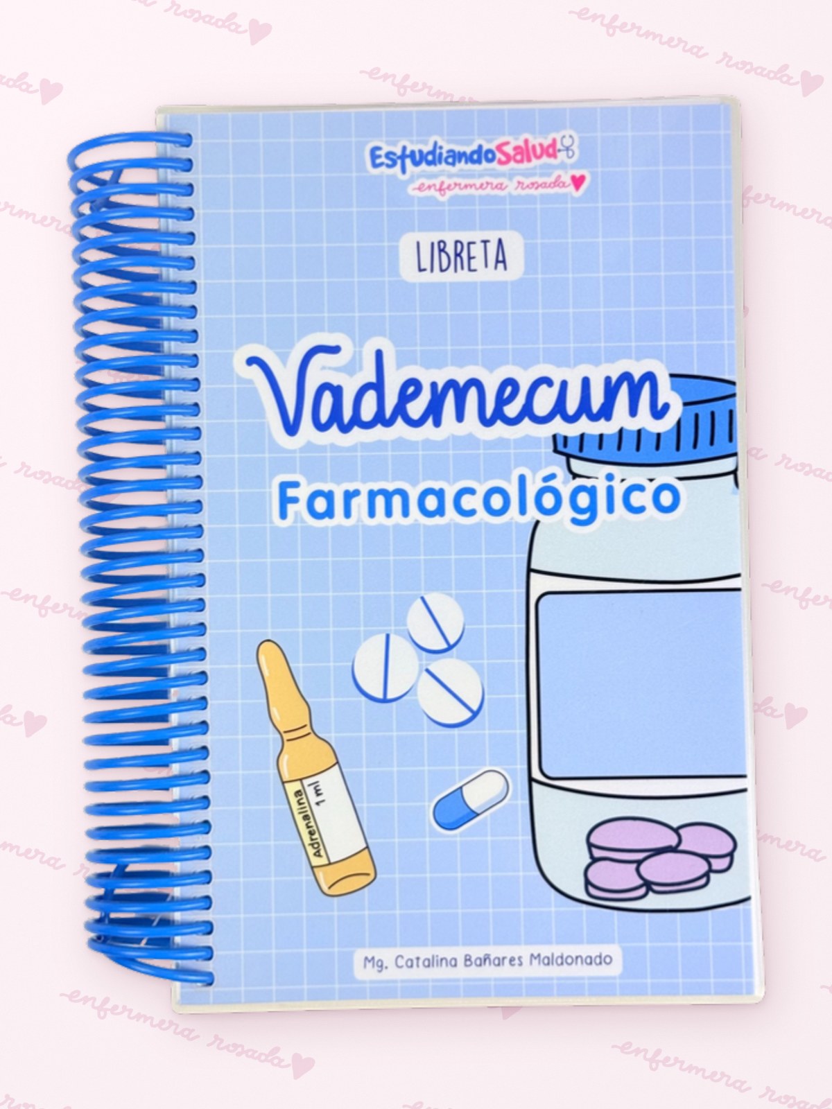 Libreta Vademecum Farmacológico — libreta de bolsillo para estudiantes de enfermería | Enfermera Rosada (2)
