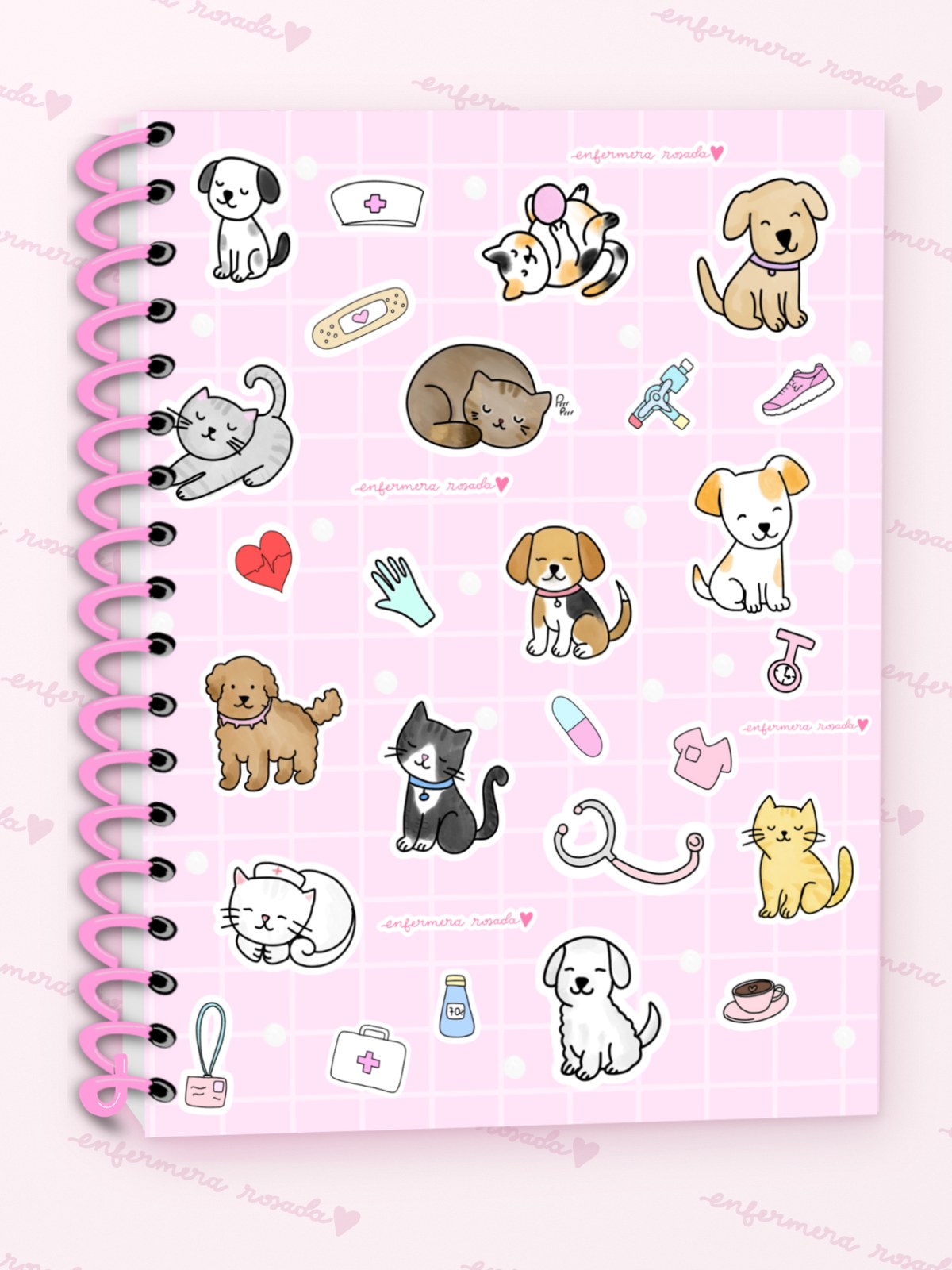 Libretita de Apuntes Cute — libreta de bolsillo para estudiantes de enfermería | Enfermera Rosada (5)