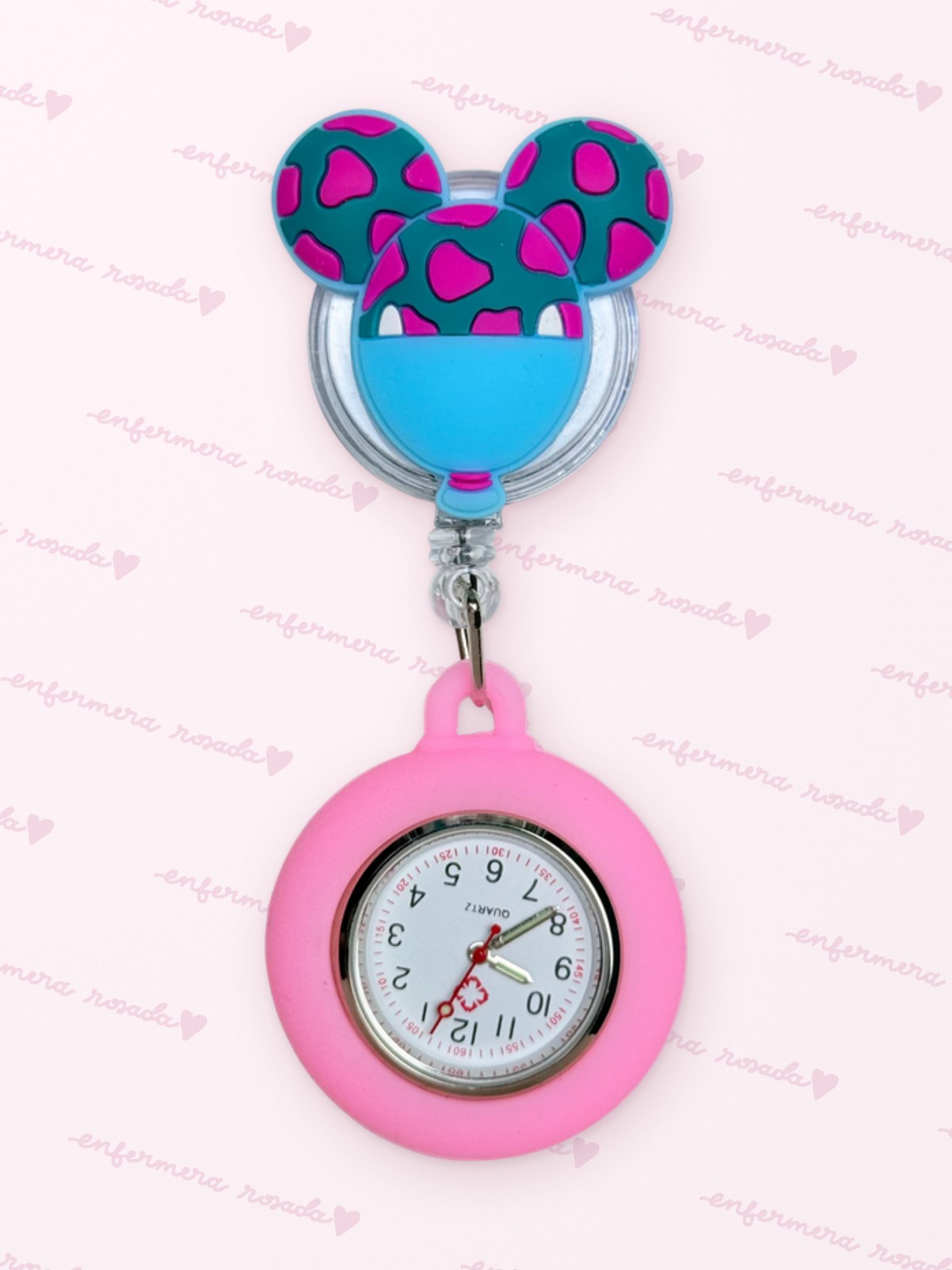 Reloj yoyo — libreta de bolsillo para estudiantes de enfermería | Enfermera Rosada (1)