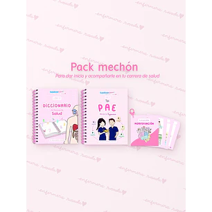 Pack Mechón — libreta de bolsillo para estudiantes de enfermería | Enfermera Rosada
