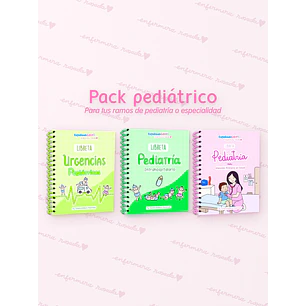 Pack Pediátrico — libreta de bolsillo para estudiantes de enfermería | Enfermera Rosada