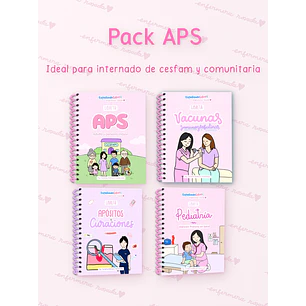 Pack APS — libreta de bolsillo para estudiantes de enfermería | Enfermera Rosada