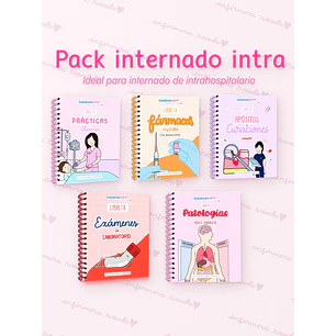 Pack Internado Intrahospitalario — libreta de bolsillo para estudiantes de enfermería | Enfermera Rosada