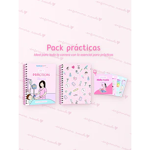 Pack Prácticas Clínicas — libreta de bolsillo para estudiantes de enfermería | Enfermera Rosada