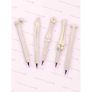 Lápiz Diseño Hueso — libreta de bolsillo para estudiantes de enfermería | Enfermera Rosada