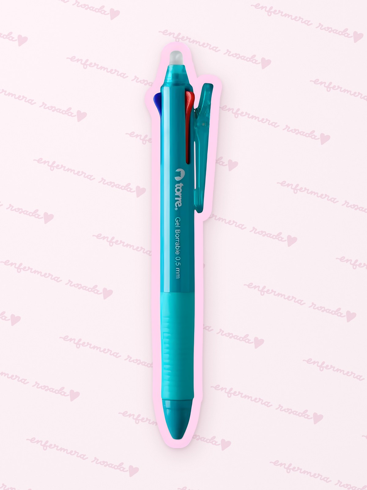 Lápiz Multicolor 3 en 1 Borrable