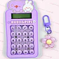 Calculadora Conejita y estrellita con llavero ⭐ - Miniatura 3
