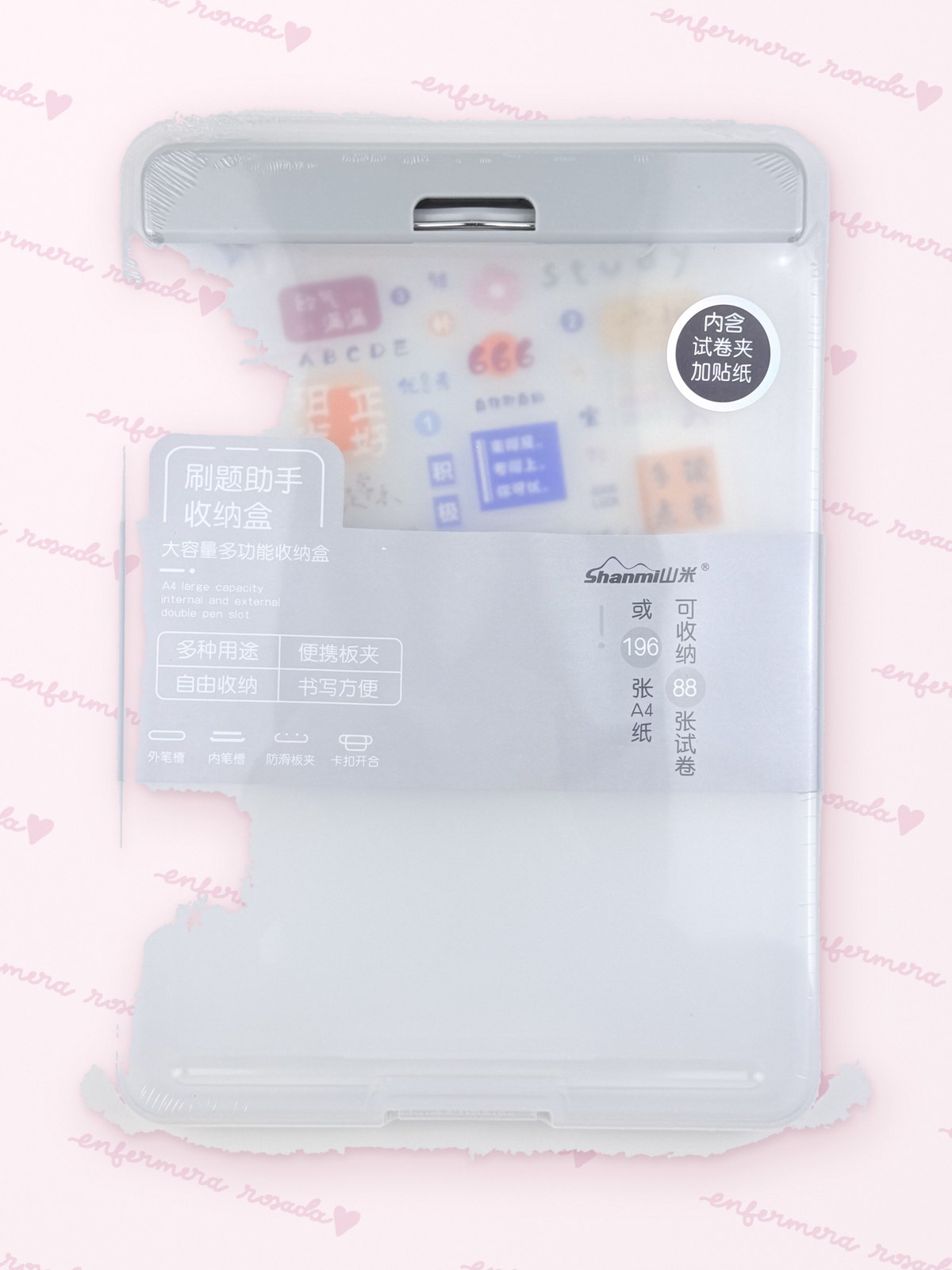 Carpeta Clipboard con cierre
