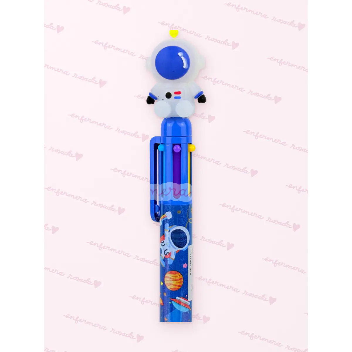 Lápiz multi astronauta — libreta de bolsillo para estudiantes de enfermería | Enfermera Rosada (3)