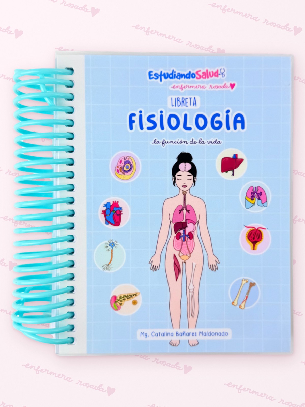 Pack Del Cuerpo a la Patología — libreta de bolsillo para estudiantes de enfermería | Enfermera Rosada (5)