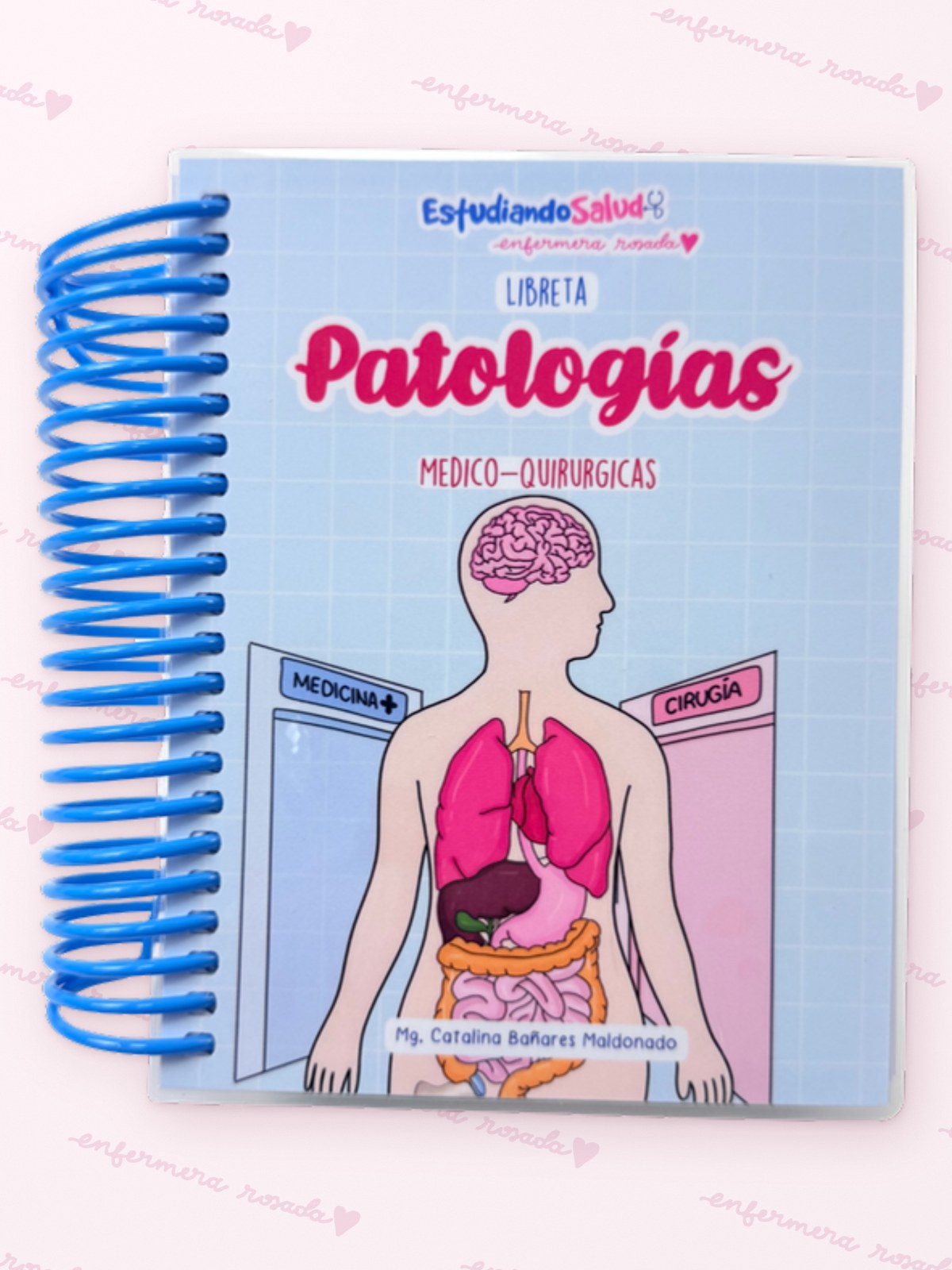 Pack Del Cuerpo a la Patología — libreta de bolsillo para estudiantes de enfermería | Enfermera Rosada (6)
