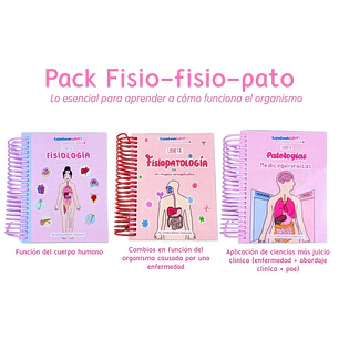 Pack Del Cuerpo a la Patología — libreta de bolsillo para estudiantes de enfermería | Enfermera Rosada