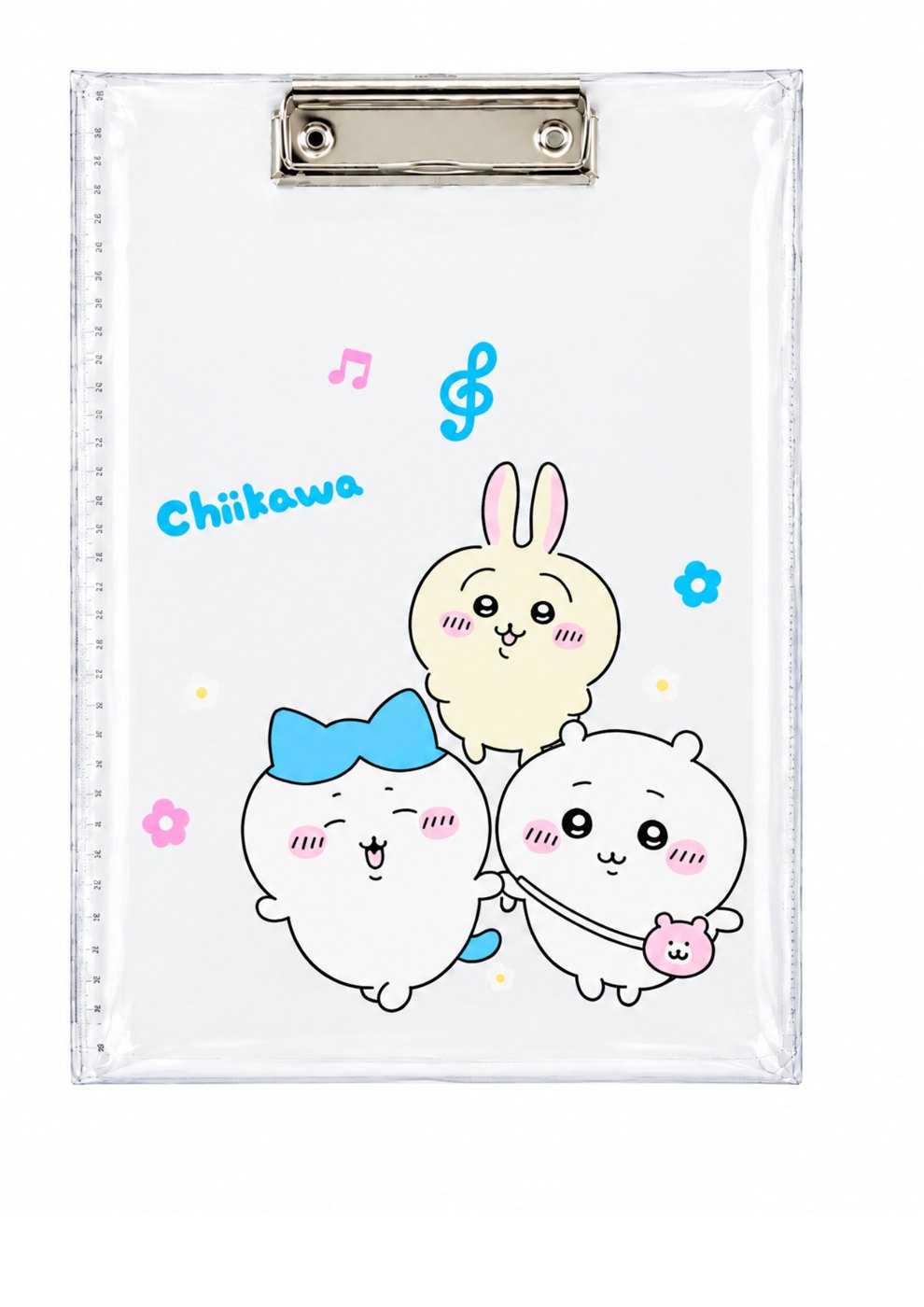 Clipboard Transparente Chiikawa — libreta de bolsillo para estudiantes de enfermería | Enfermera Rosada (1)