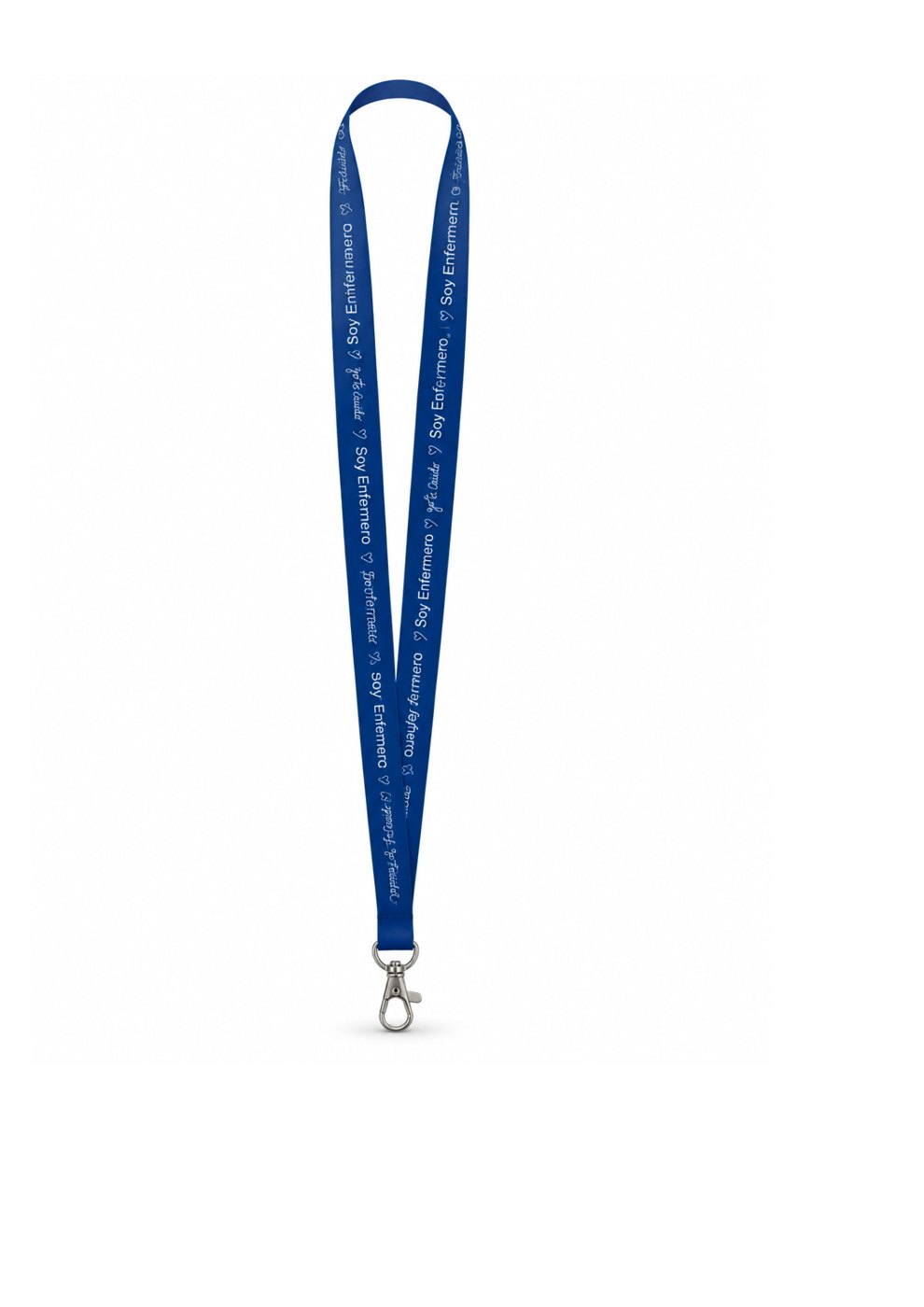 Lanyard Soy Enfermero Azul — libreta de bolsillo para estudiantes de enfermería | Enfermera Rosada (1)