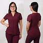 Delantal Antifluidos Mujer Azalea Burdeo 2 - Miniatura 1