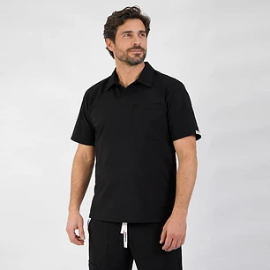 Delantal Antifluidos Hombre Amador Negro — libreta de bolsillo para estudiantes de enfermería | Enfermera Rosada
