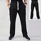 Pantalón Antifluidos Hombre Negro - Miniatura 1