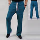 Pantalón Antifluidos Hombre Verde Petróleo - Miniatura 1