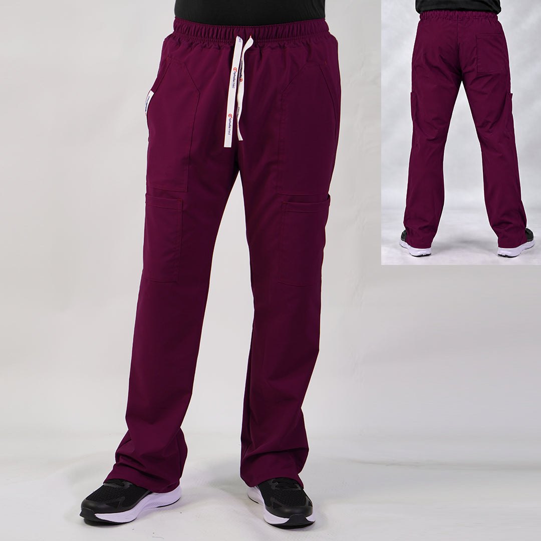 Pantalón Antifluidos Hombre Burdeo — libreta de bolsillo para estudiantes de enfermería | Enfermera Rosada (1)