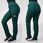Pantalón Antifluidos Mujer PM Verde Botella - Miniatura 1