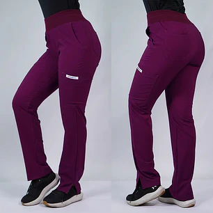 Pantalón Antifluidos Mujer PM Burdeo — libreta de bolsillo para estudiantes de enfermería | Enfermera Rosada