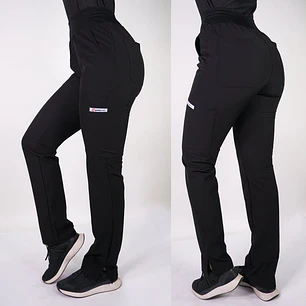 Pantalón Antifluidos Mujer PM Negro — libreta de bolsillo para estudiantes de enfermería | Enfermera Rosada